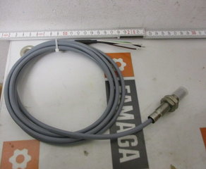 Датчик частоты вращения Drehzahl-Sensor nach Datenblatt A5S0...,
Gewinde 12x1 mit Nennlänge 50 mm,
mit fest angeschlossenem PVC-Kabel mit 2m Länge BRAUN